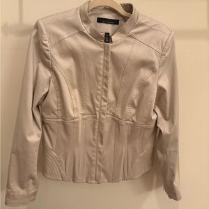 White House Black Market Beige Blazer